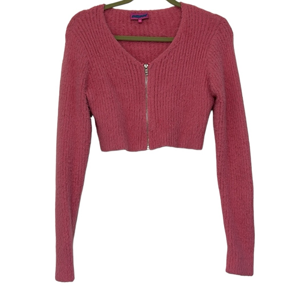 GUC Edikted Pink crop sweater size M